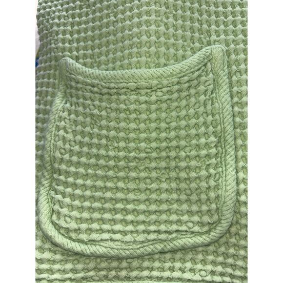 By JJ Waffle Knit Light Green Button Cardigan/Jacket L Wood Buttons Lagenlook - Picture 7 of 11